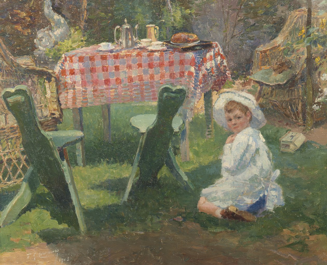 In de Tuin door Ferdinand George Lemmers