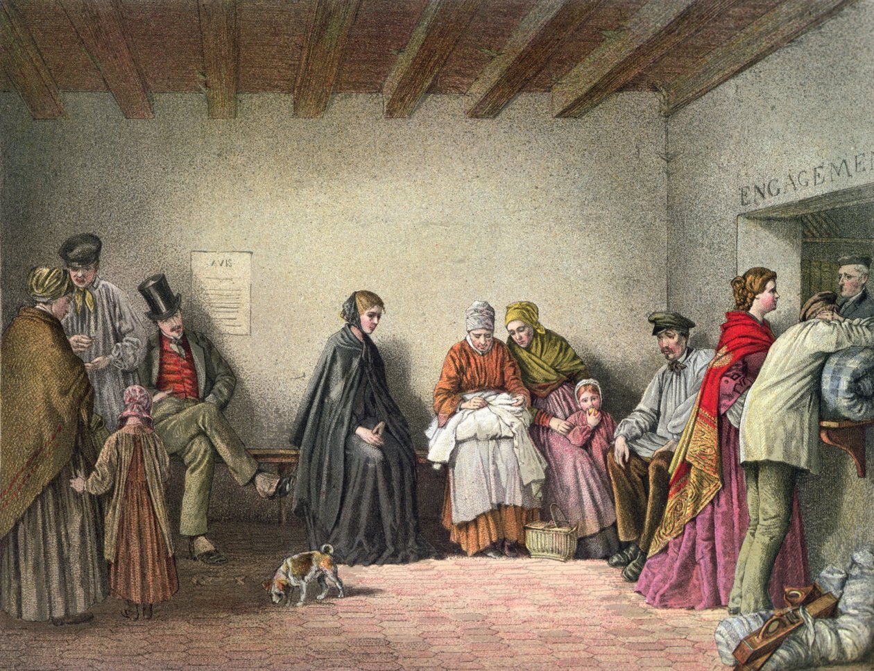De Mont-de-Piete door Ferdinand Heilbuth