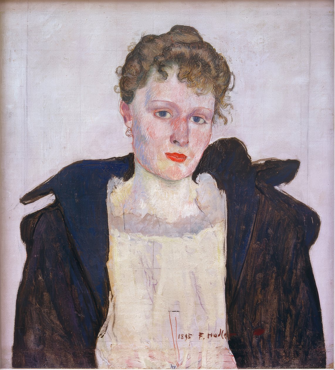 Vrouwenportret door Ferdinand Hodler