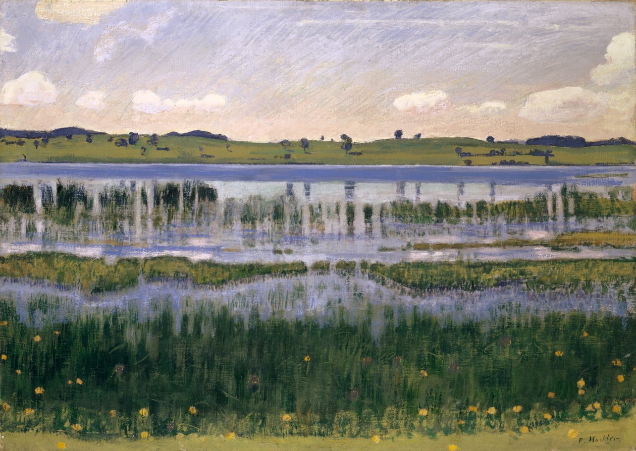 Meer Burgäschi door Ferdinand Hodler