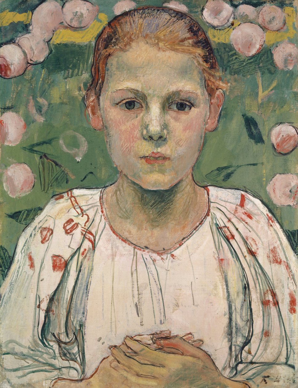 Portret van Käthe von Bach door Ferdinand Hodler