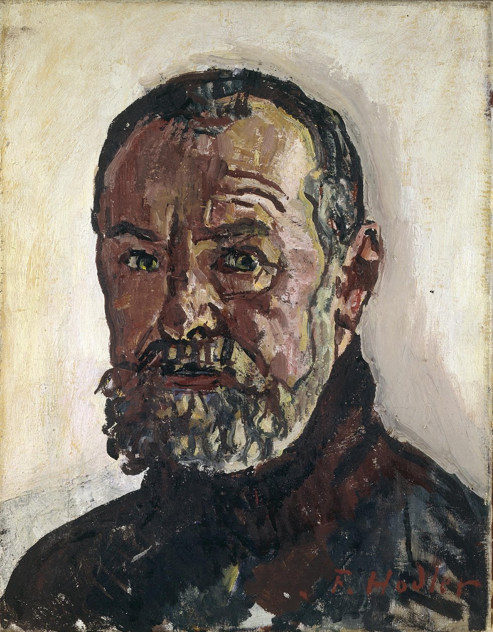 Zelfportret door Ferdinand Hodler