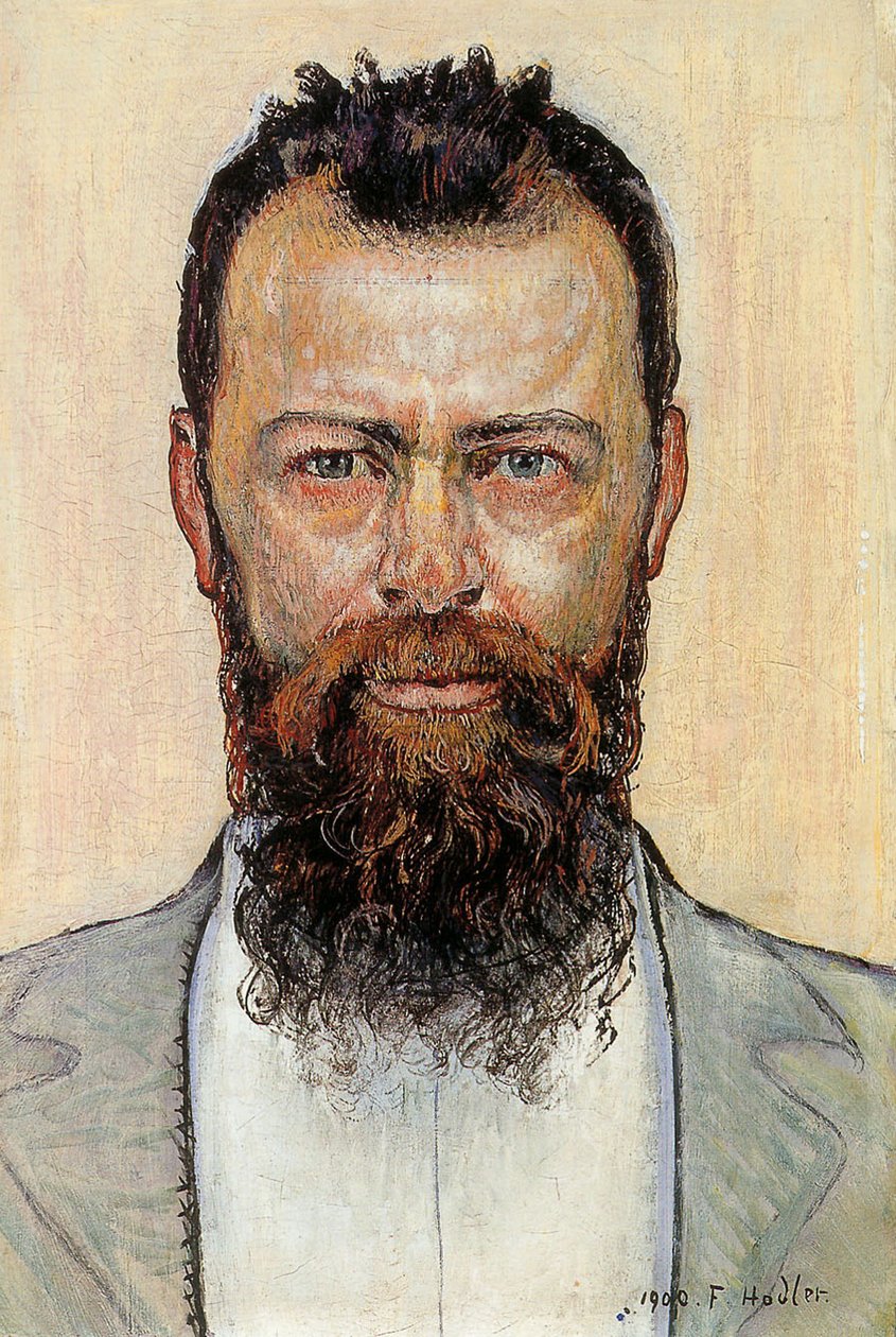 Zelfportret door Ferdinand Hodler