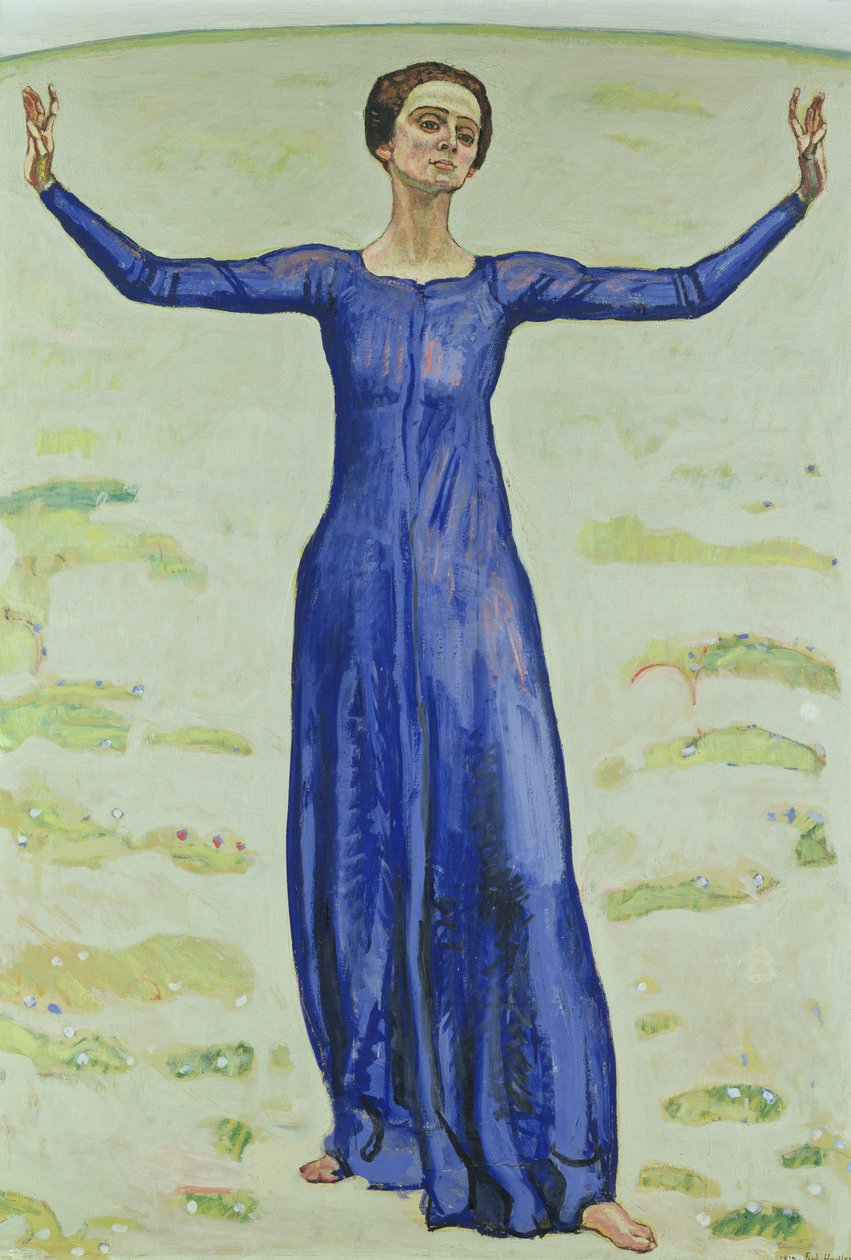 Lied in de verte, 1914 door Ferdinand Hodler