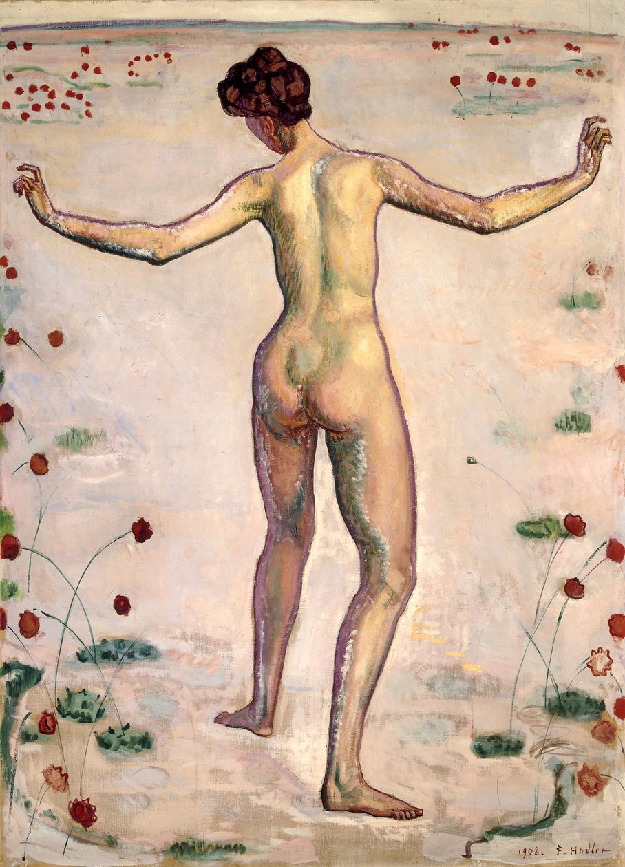 De pracht van lijnen; Linienherrlichkeit, 1908 door Ferdinand Hodler