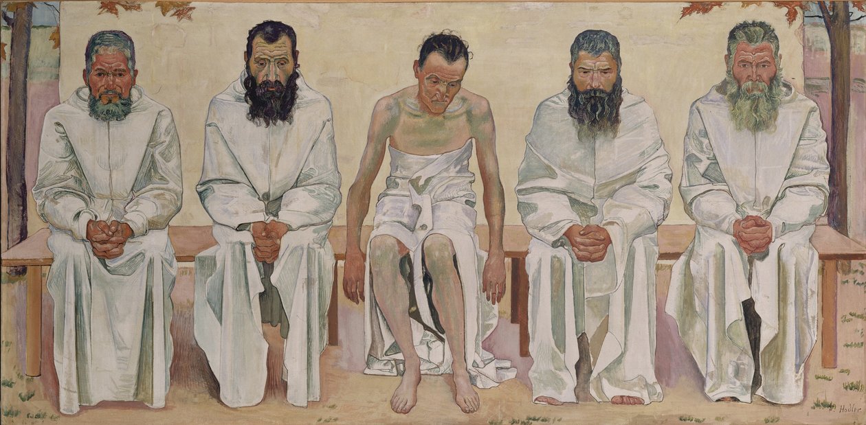 Levensmoe, na 1892 door Ferdinand Hodler