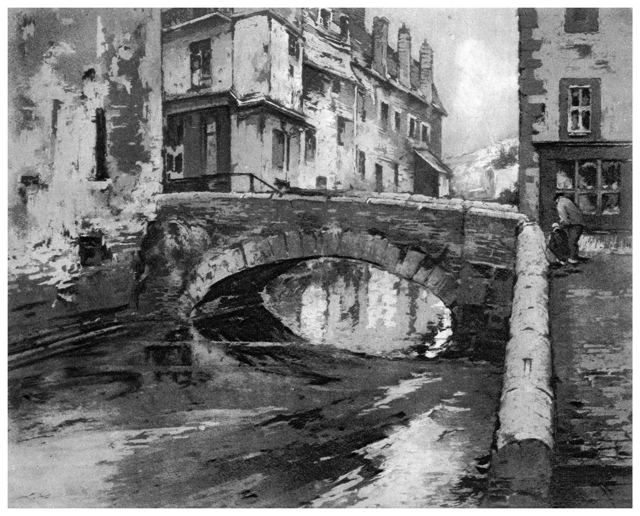 Pont Breton, ca. 1890-1940 door Ferdinand Jean Luigini