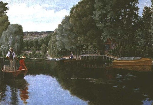 Vissen op een zomerse dag door Ferdinand Joseph Gueldry