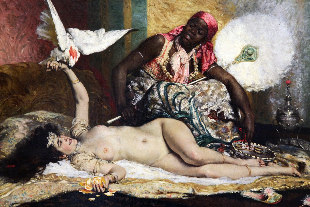 Odalisque door Ferdinand Roybet
