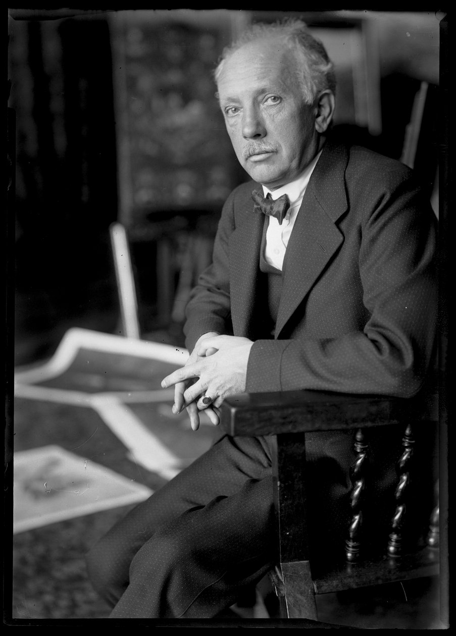Afbeelding van Richard Strauss (1864-1949) door Ferdinand Schmutzer