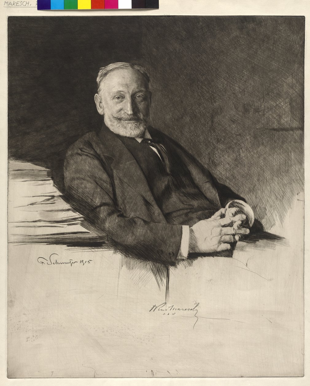 Rudolf Maresch door Ferdinand Schmutzer