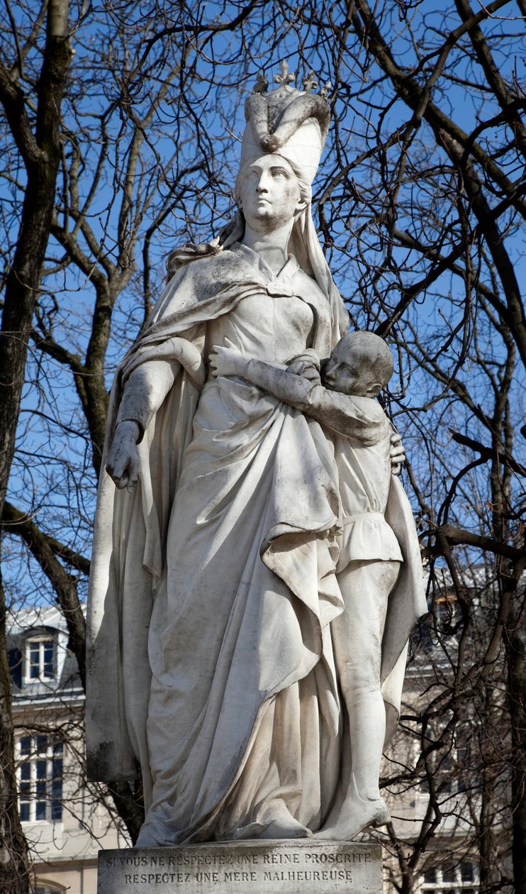 Standbeeld van Margaretha van Anjou door Ferdinand Taulet