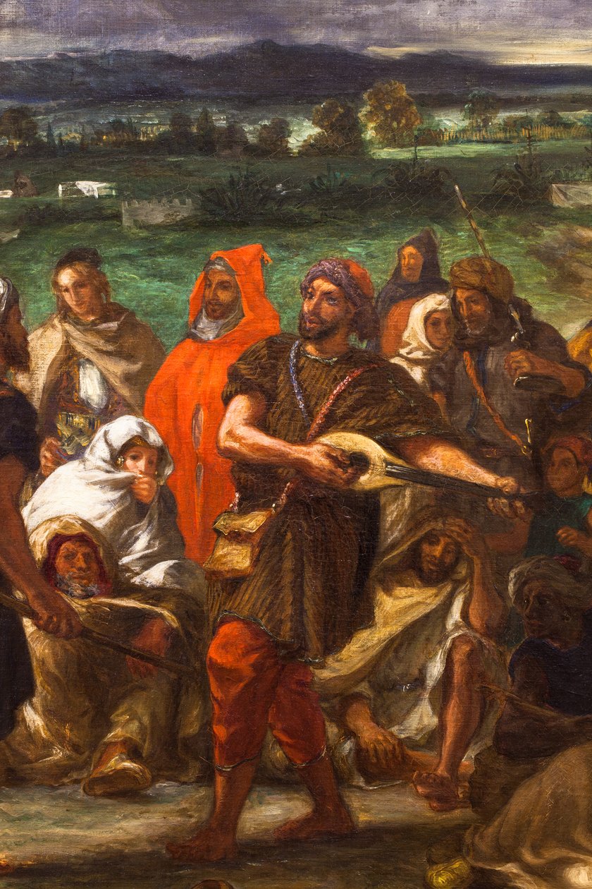Arabische komieken of hansworsten door Ferdinand Victor Eugene Delacroix
