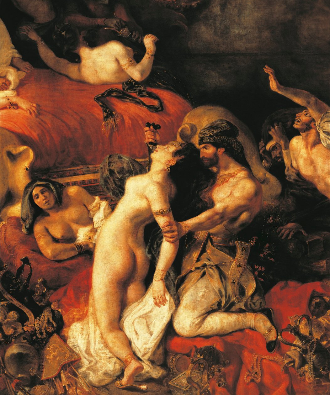 De Dood van Sardanapalus door Ferdinand Victor Eugene Delacroix