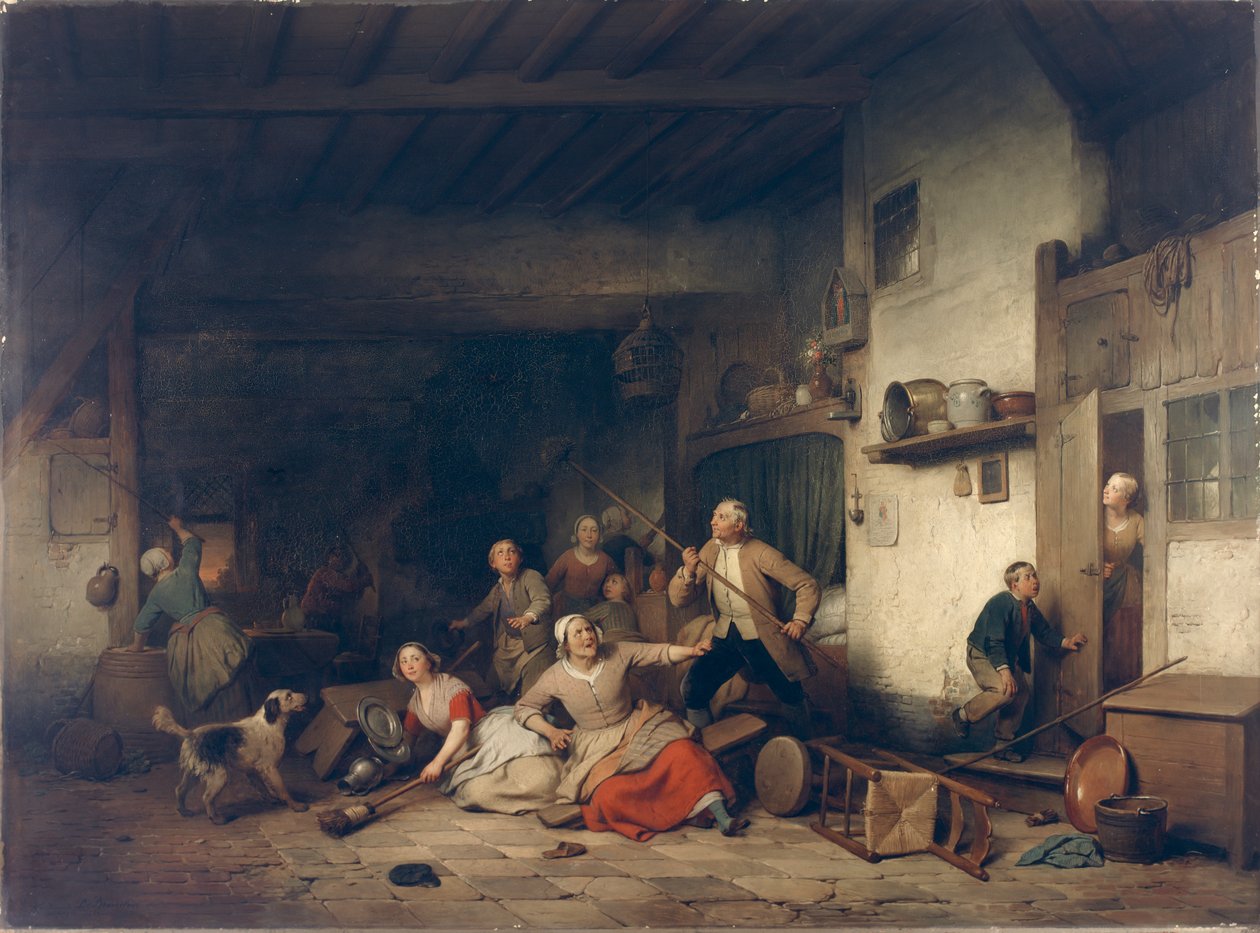 De Vleermuis door Ferdinand de Braekeleer