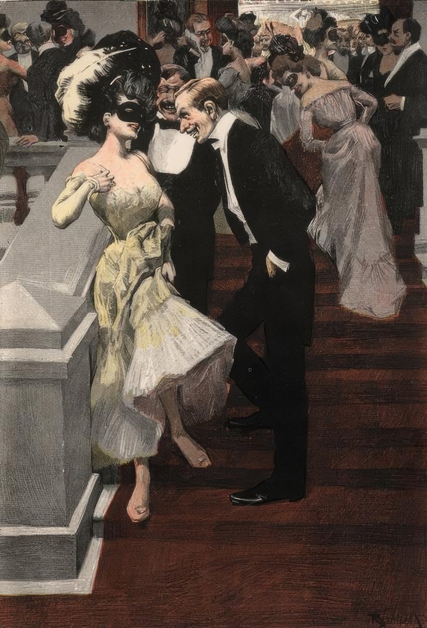 Reznicek / Bal pare / uit: Galante Wereld/1904 door Ferdinand von Reznicek