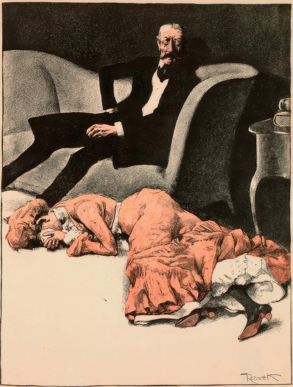 Reznicek / Morituri / uit: Galante Welt/1904 door Ferdinand von Reznicek