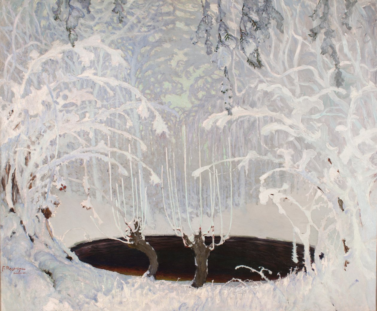 Winterverhaal door Ferdynand Ruszczyc
