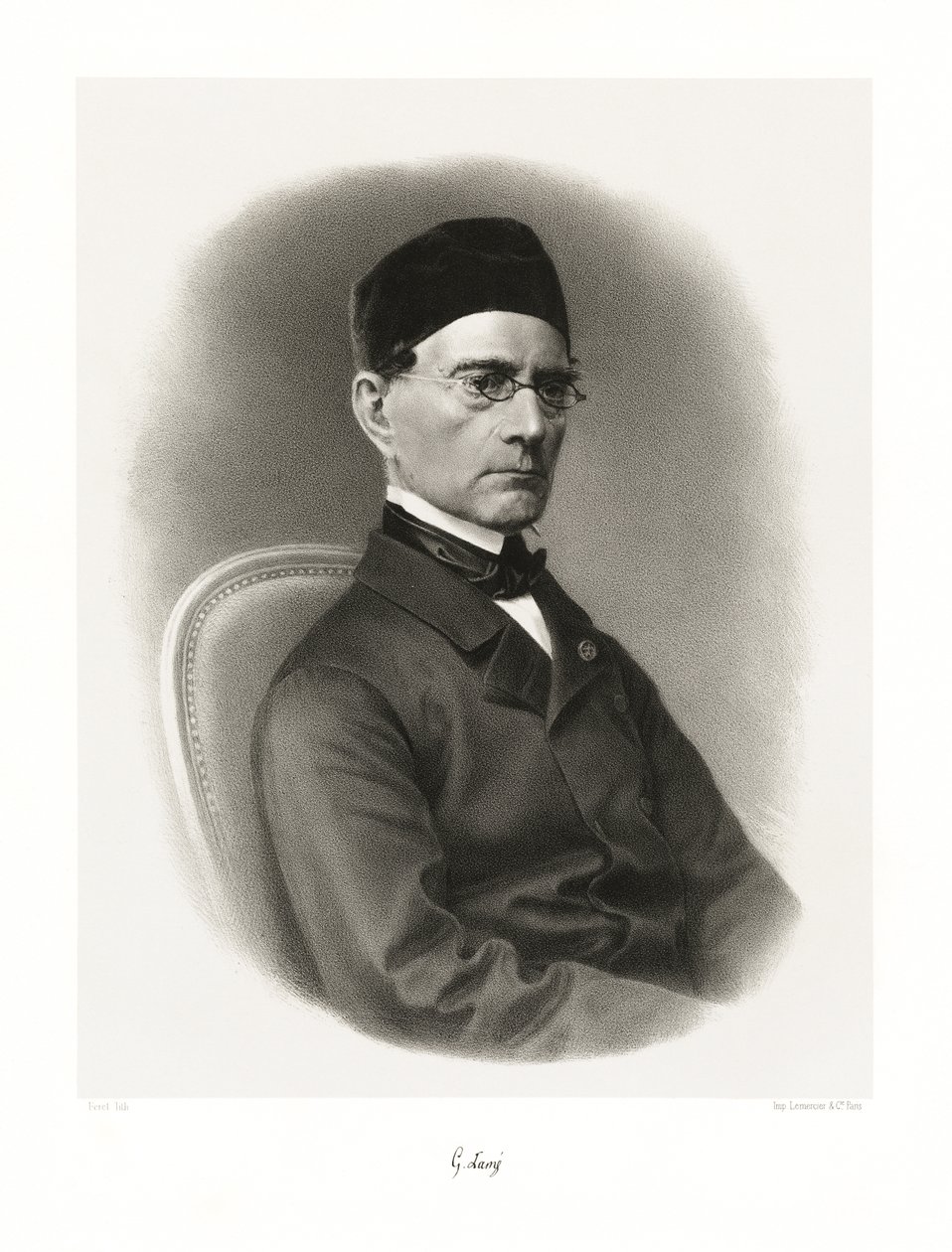 Gabriel Lamé door Feret