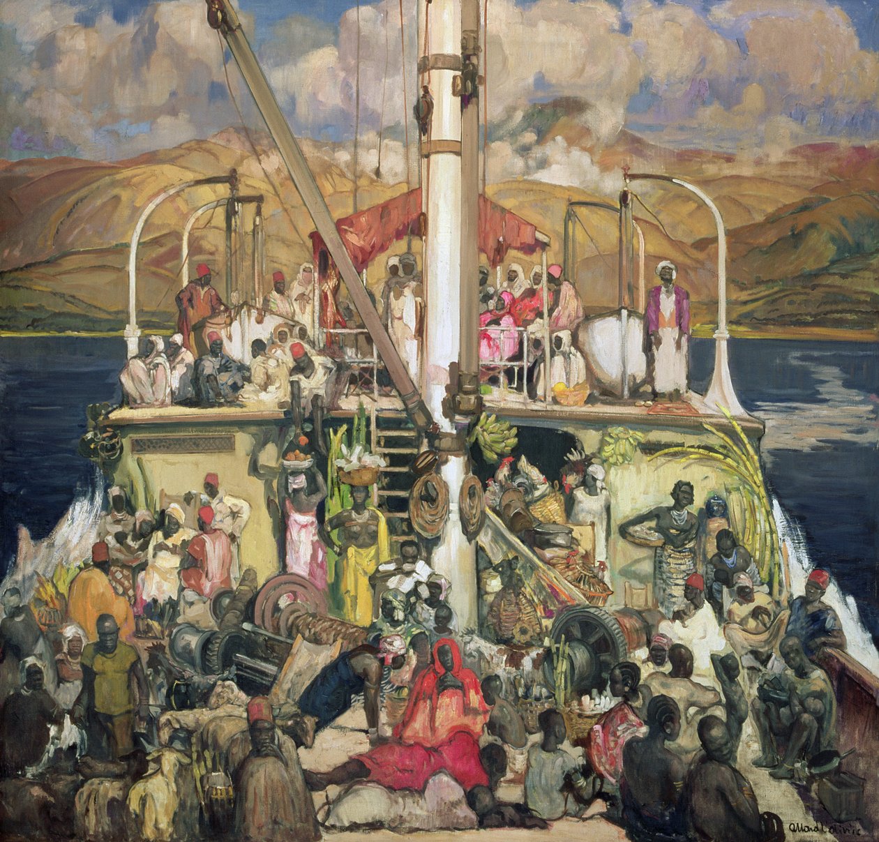 De Veerboot, ca. 1928-33 door Fernand Allard L