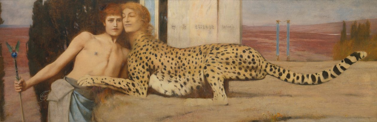 Liefkozingen door Fernand Khnopff