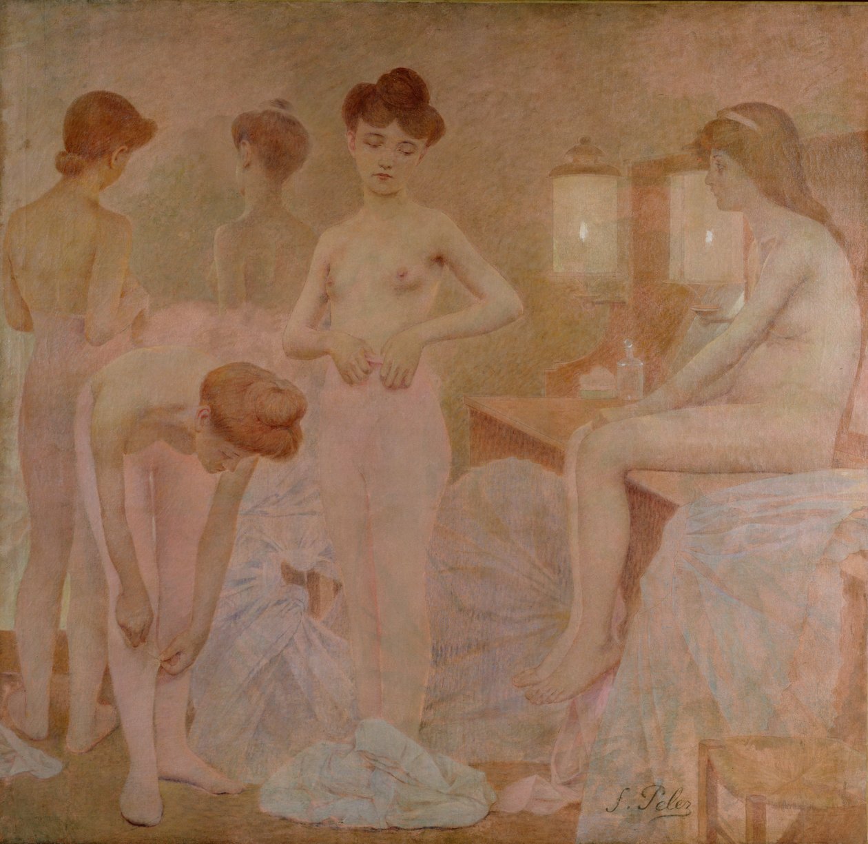 De dansers, 1905-09 door Fernand de Cordova Pelez