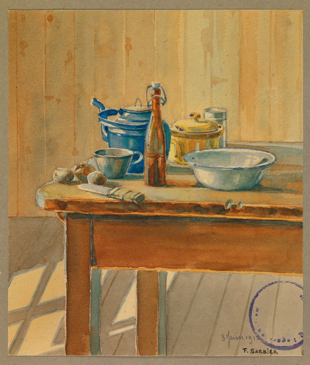 Een goede maaltijd bereiden,Gustrow door Fernand Barbier