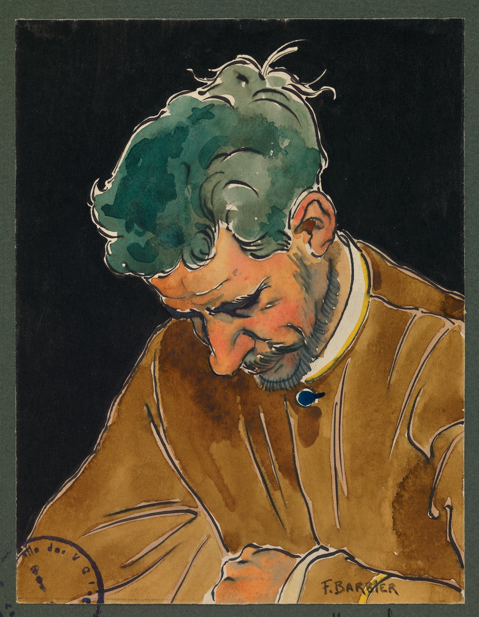 Professor Schosser zegt Do,Mi,Sol, Gustrow door Fernand Barbier
