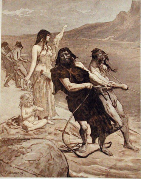 Vissen aan het Meer door Fernand Cormon