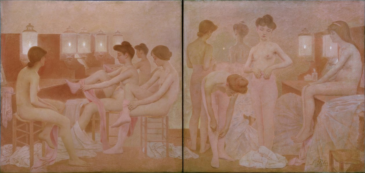 De danseressen door Fernand Emmanuel Pelez