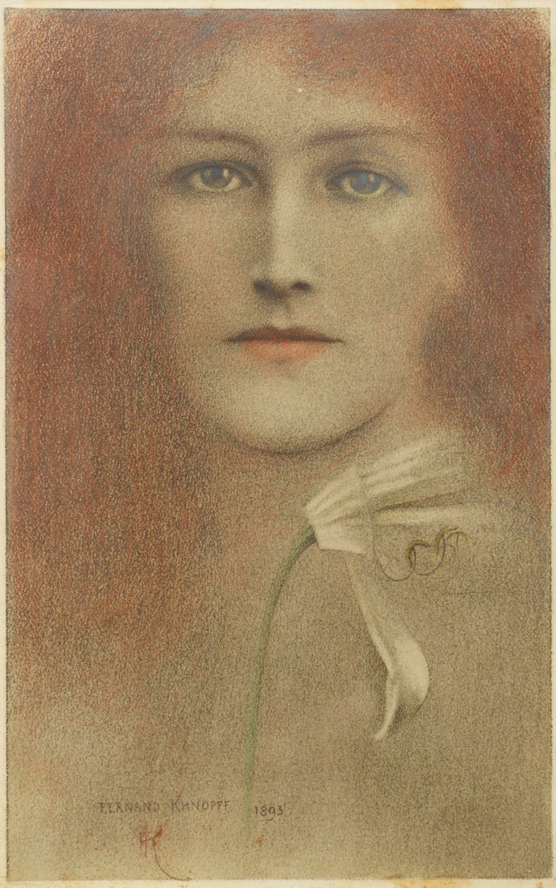 Schuchterheid door Fernand Khnopff