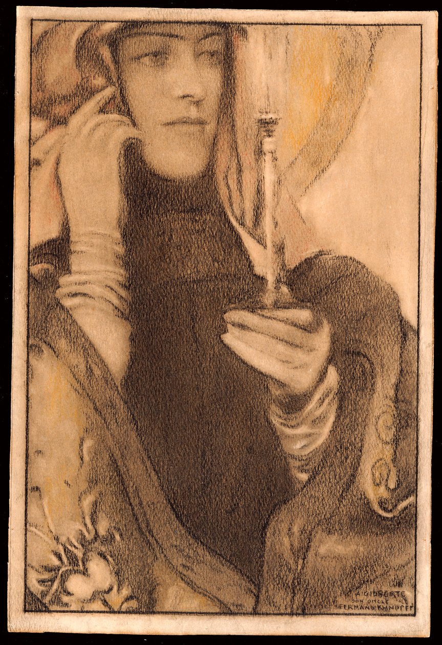 Wierook, 1917 door Fernand Khnopff