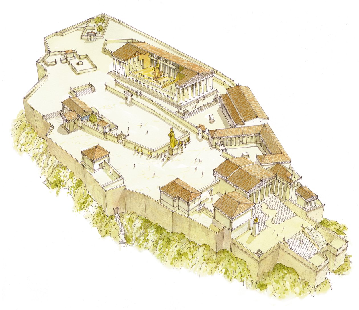 Akropolis, Athene door Fernando Aznar Cenamor