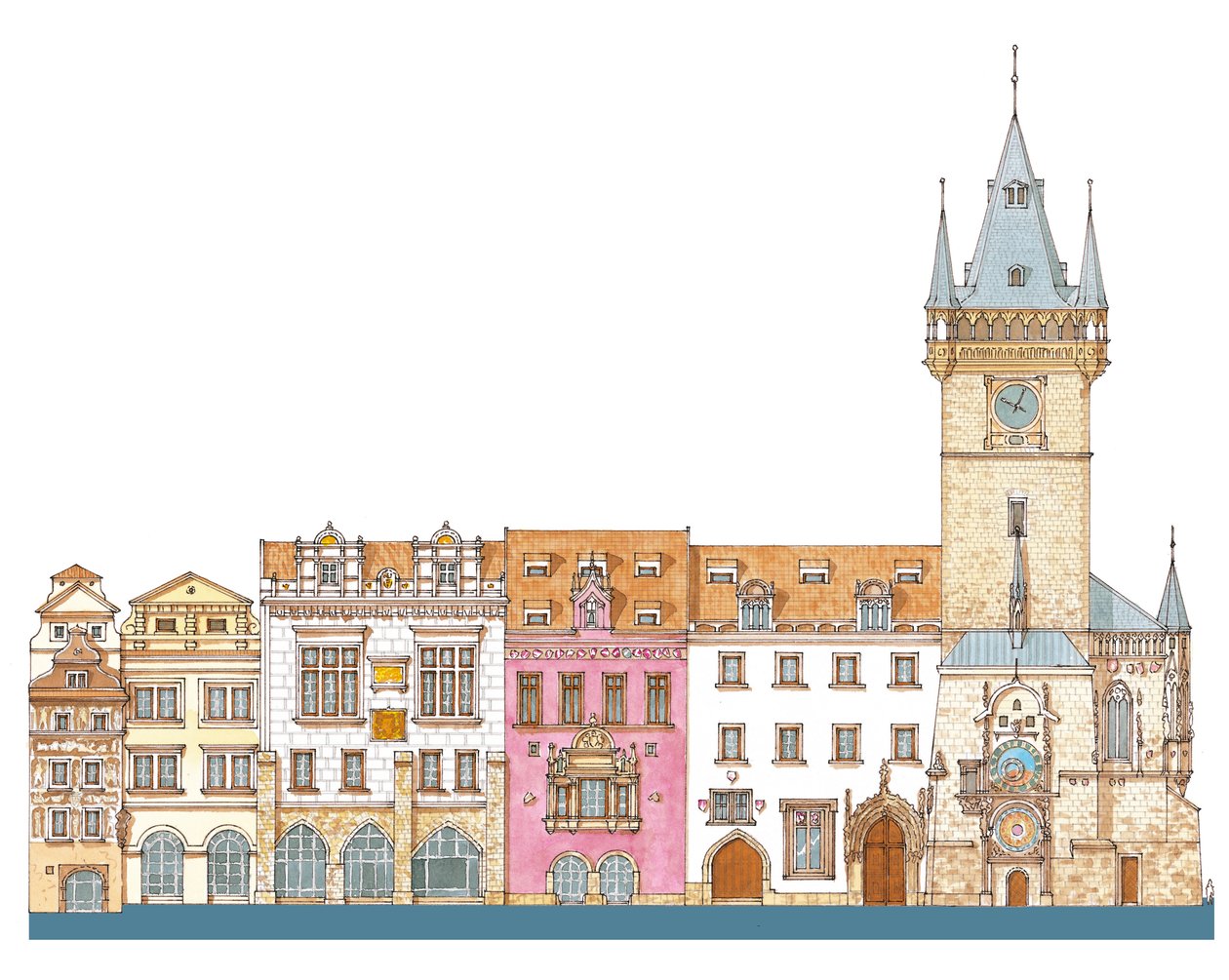 Oude Stadhuis. Praag, Tsjechië door Fernando Aznar Cenamor