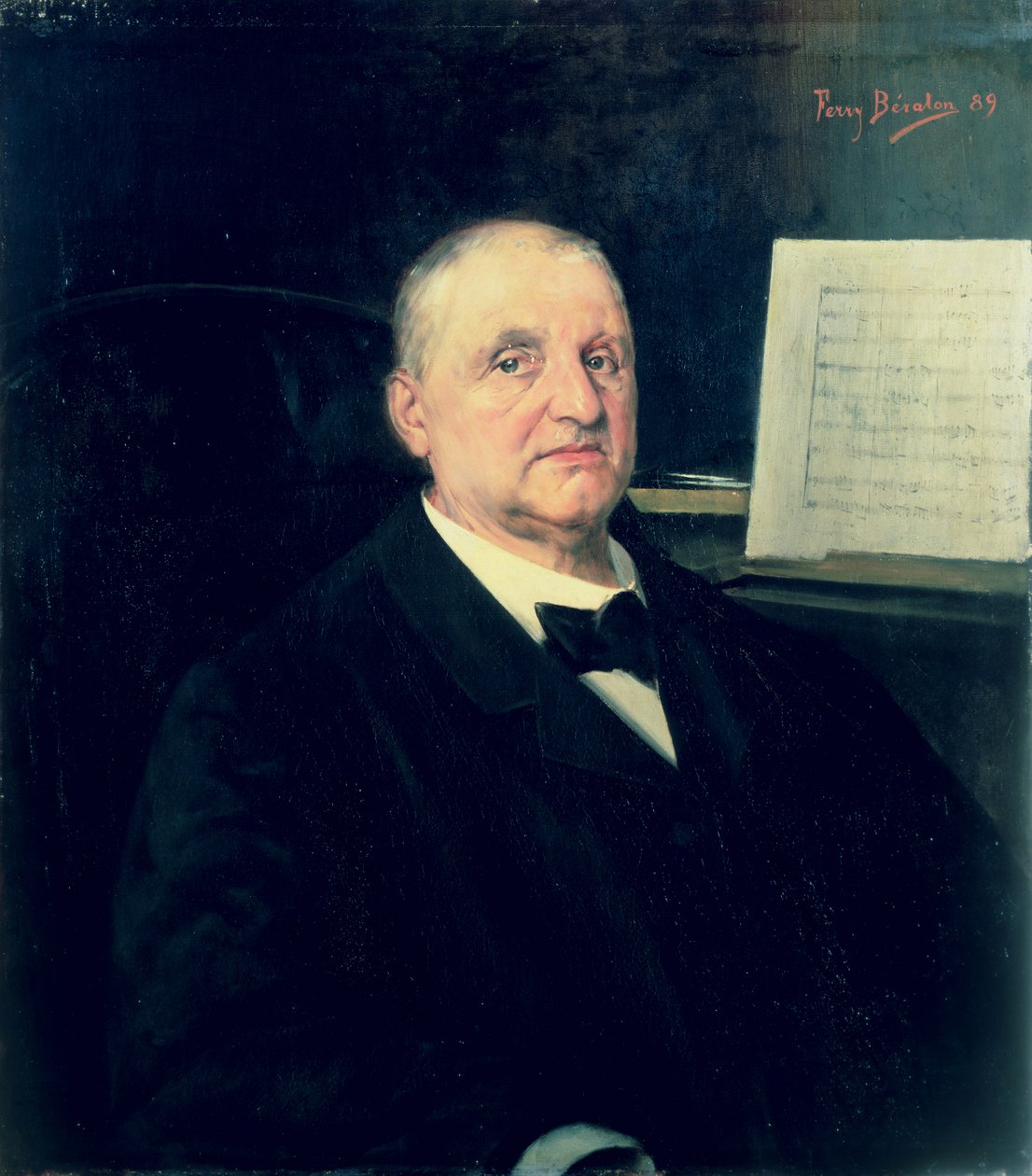 Anton Bruckner, 1889 door Ferry Peratoner