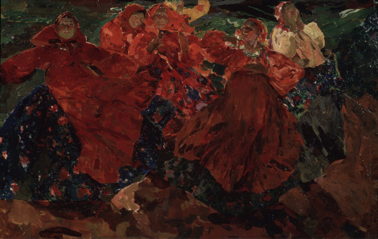 Wervelwind, 1905 door Filipp Andreyevich Malyavin