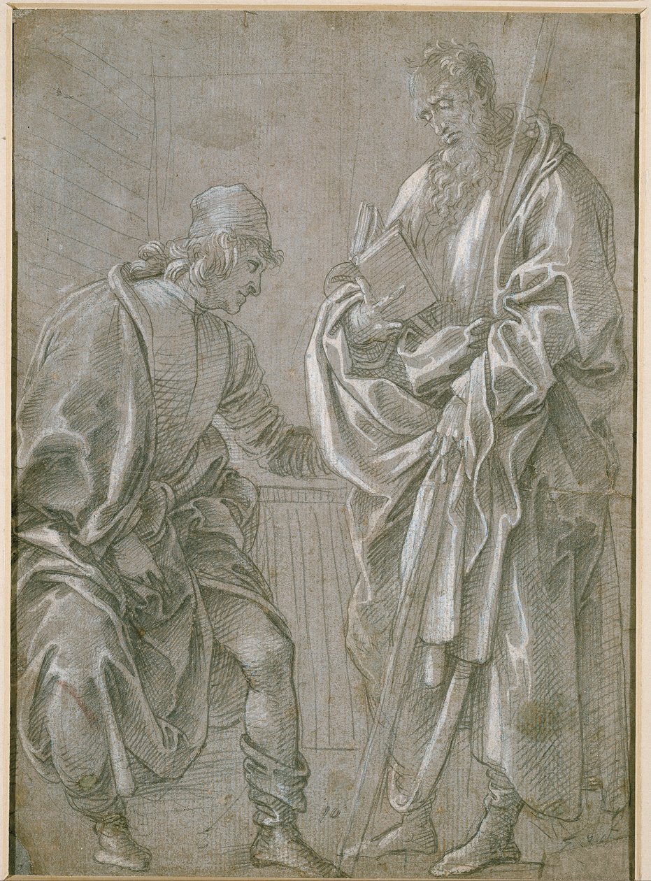 Apostel en jeugd door Filippino Lippi
