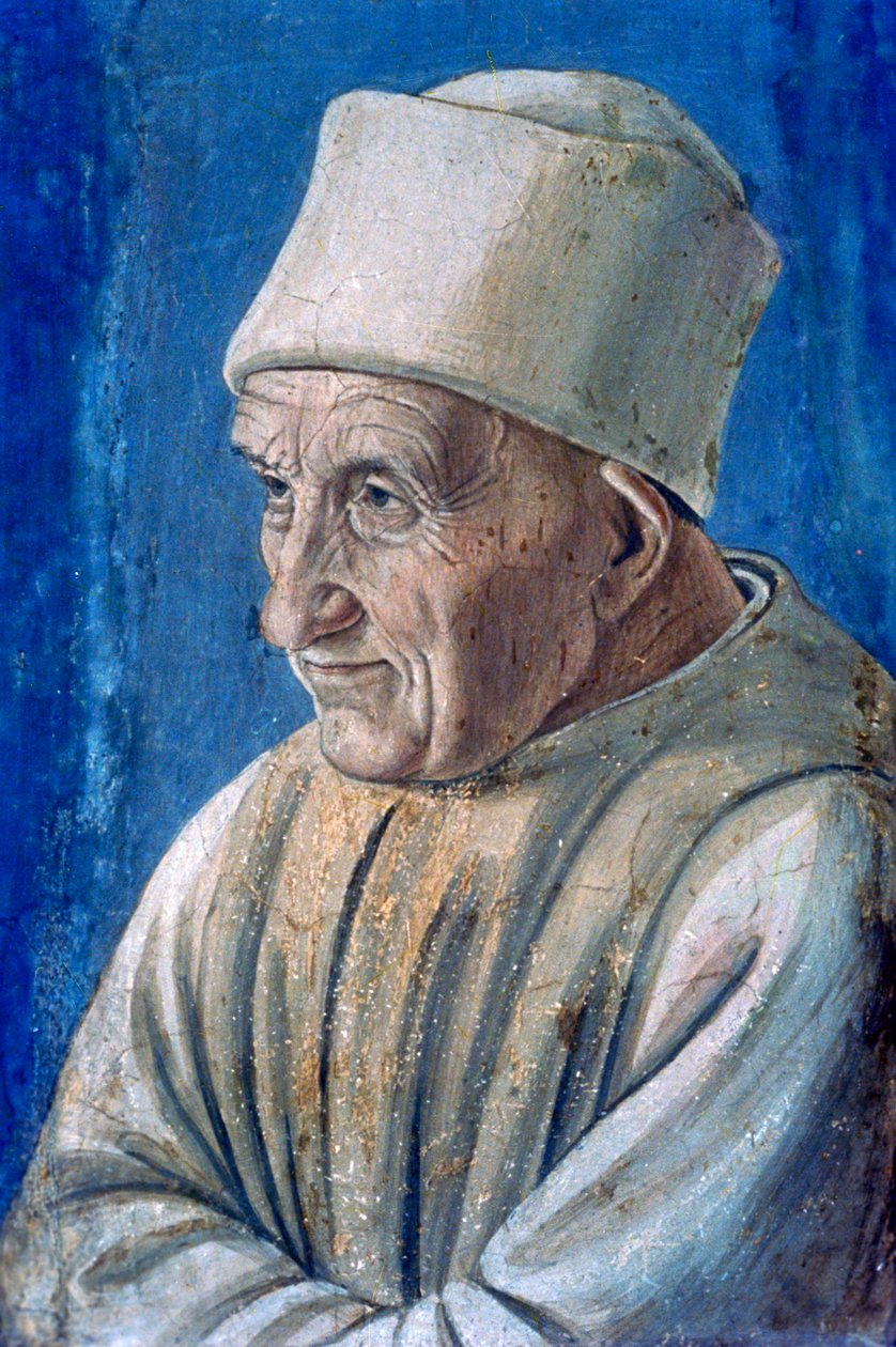 Portret van een oude man door Filippino Lippi