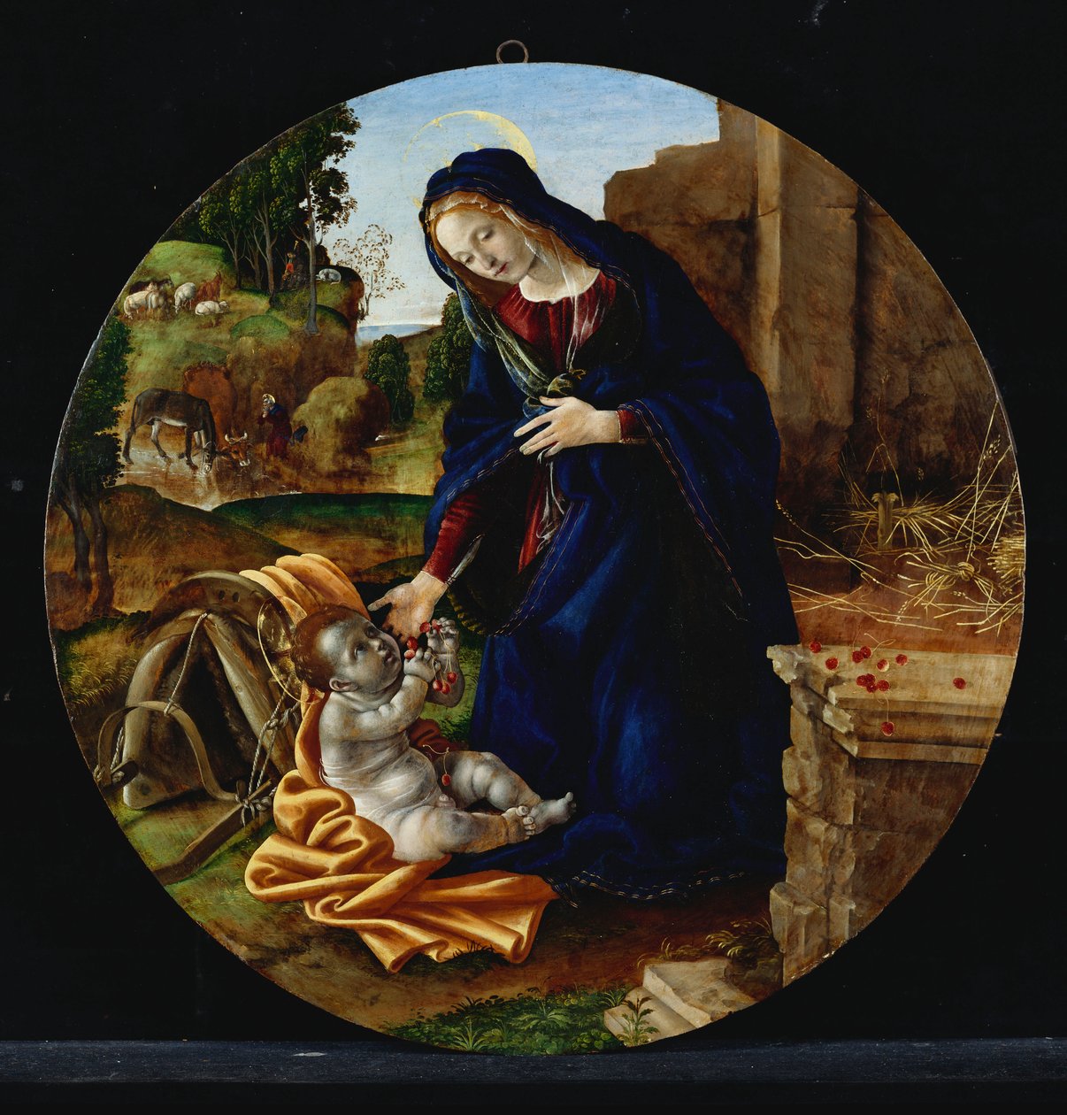 De Rust tijdens de Vlucht naar Egypte door Filippino Lippi