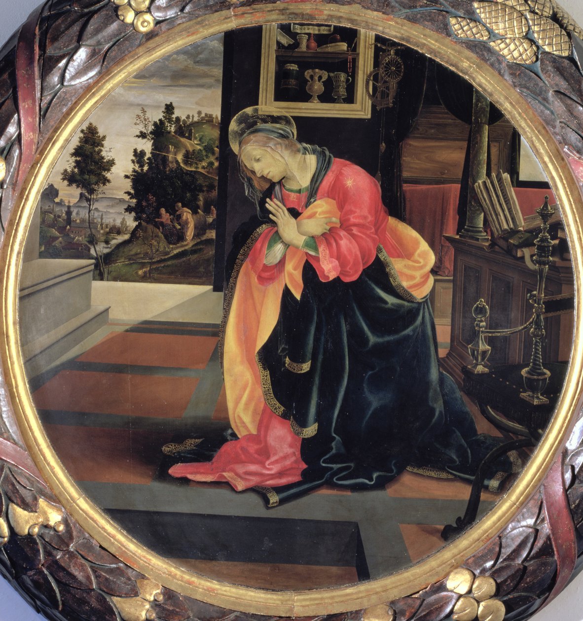 De Maagd Annunciate, 1483 door Filippino Lippi