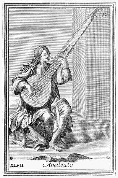Arcileuto, plaat XLVII uit Gabinetto Armonica, 1722 door Filippo Bonanni