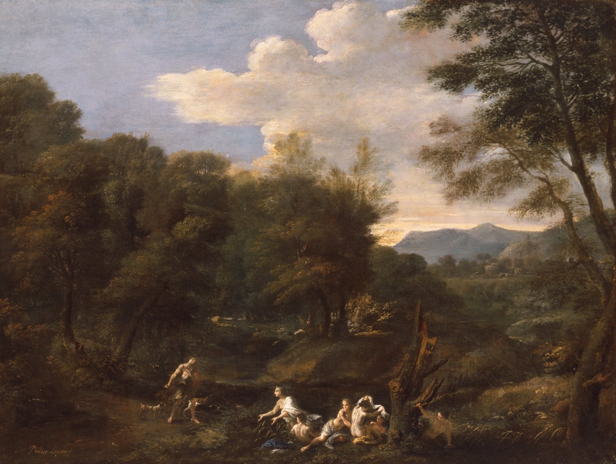 Diana en Actaeon door Filippo Lauri