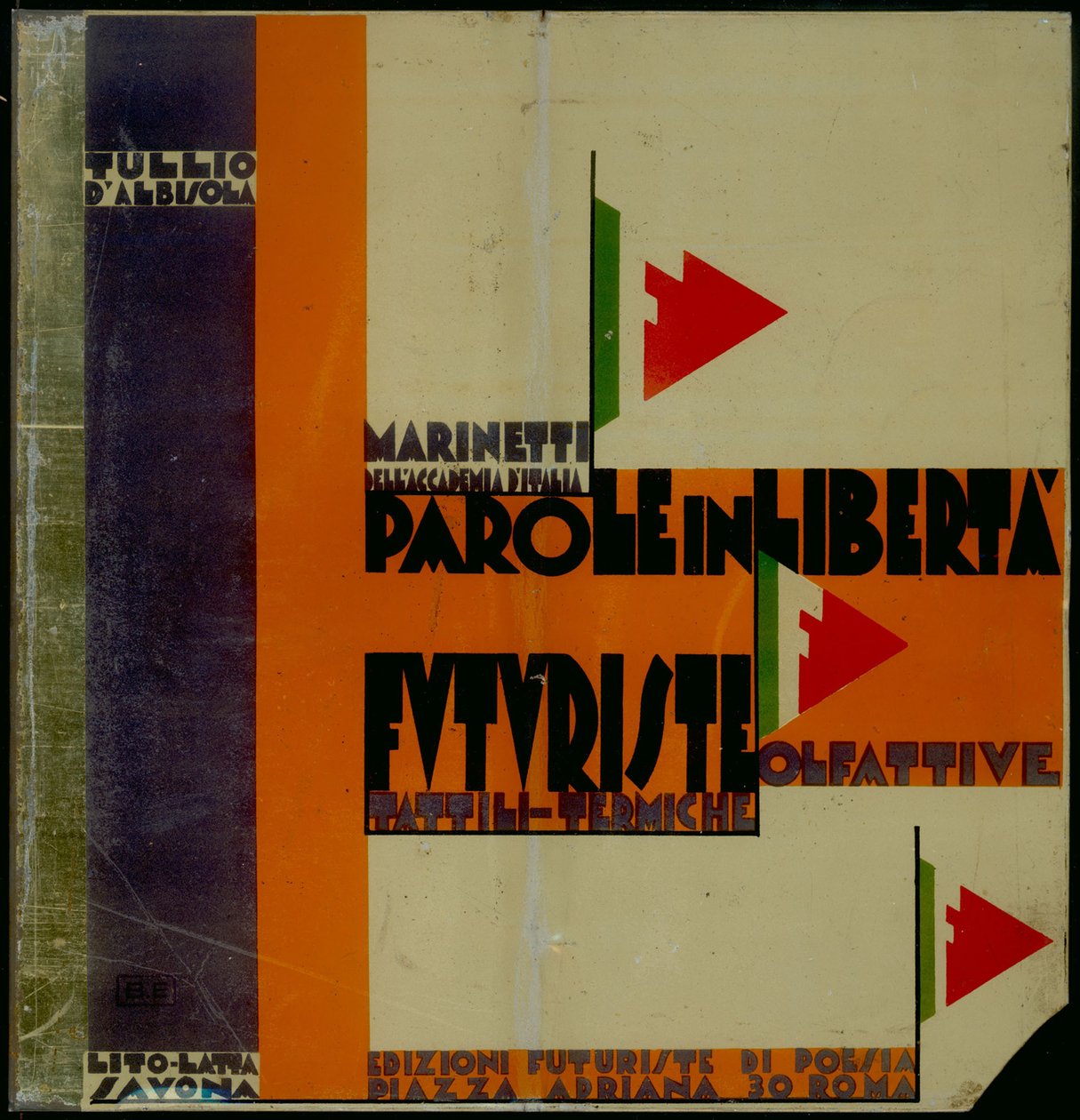 Parole in libertà, 1932 door Filippo Tommaso Emilio Marinetti