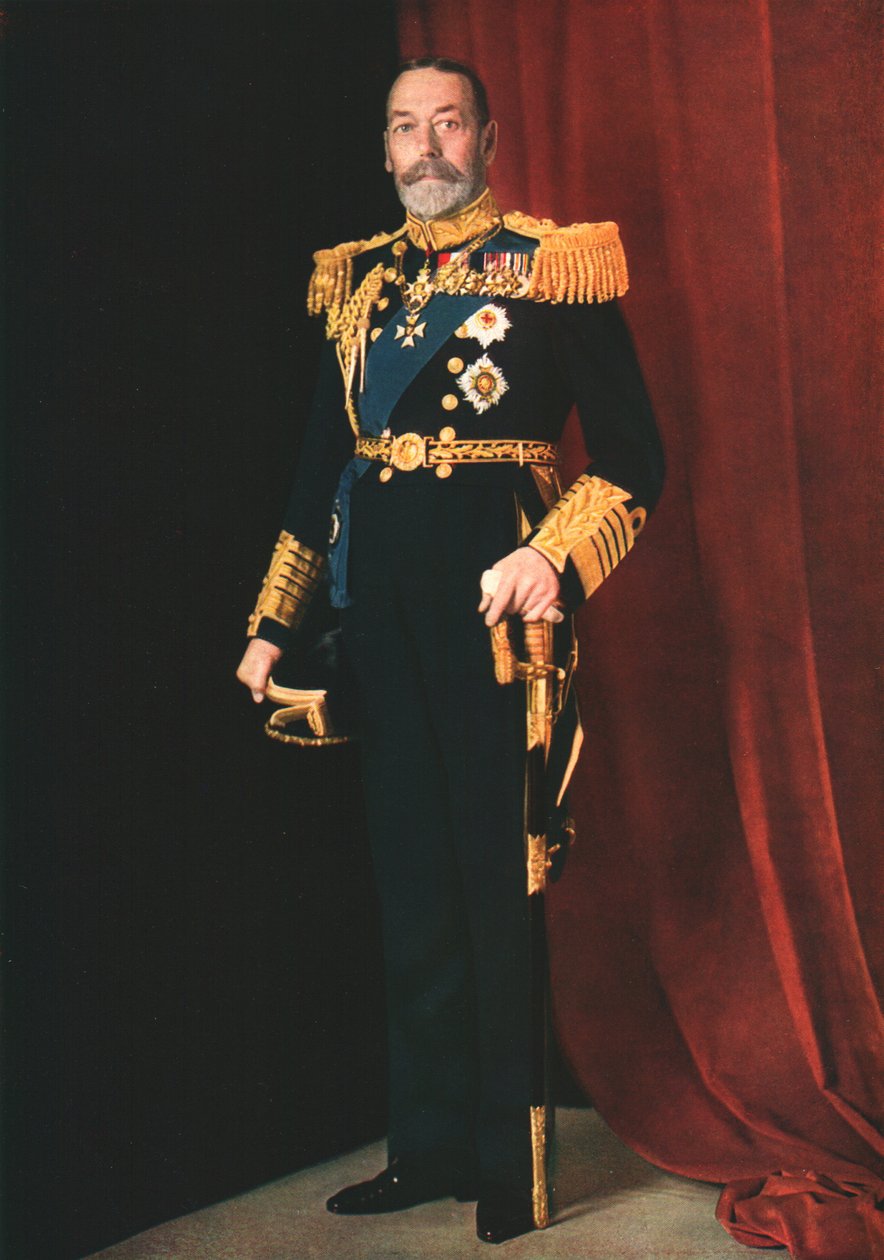 Koning George V, 1935 door Finlay Colour Ltd