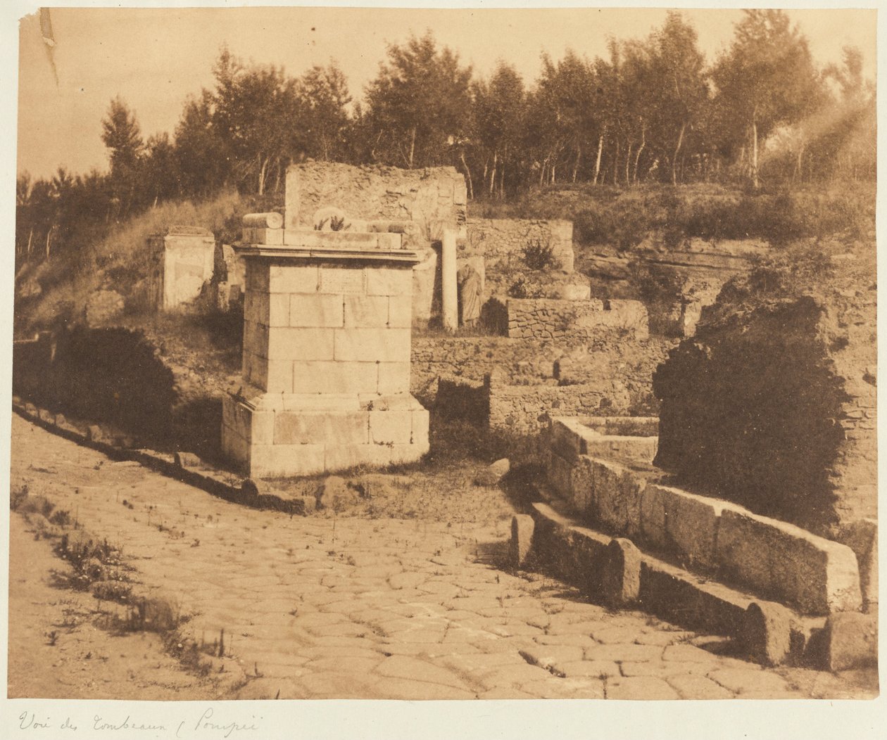 Straat van Graven, Pompeii door Firmin Eugène Le Dien