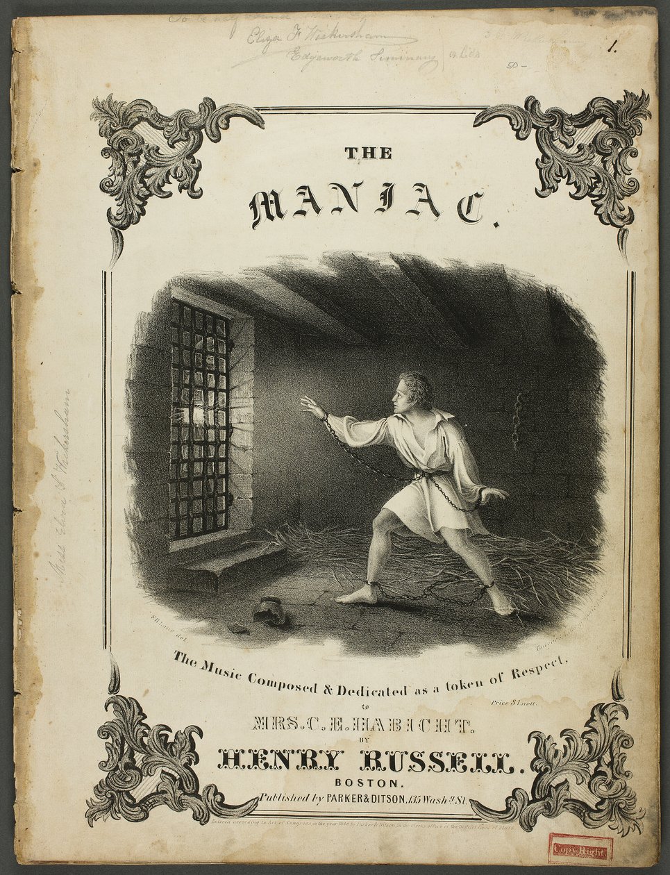 De maniak door Fitz Henry Lane