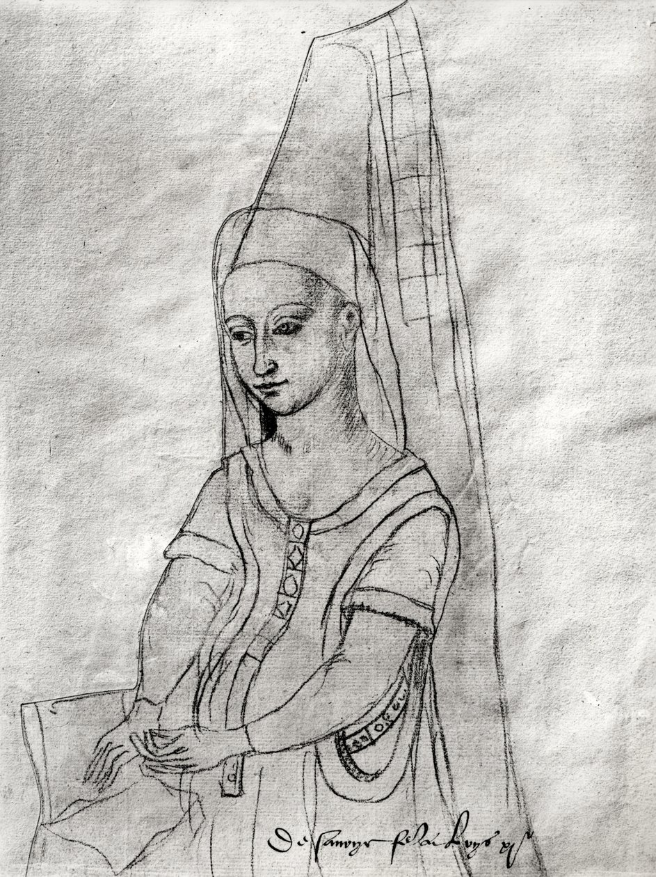 Charlotte de Savoie (c.1442-83) vrouw van Lodewijk XI (1422-83) door Flemish School