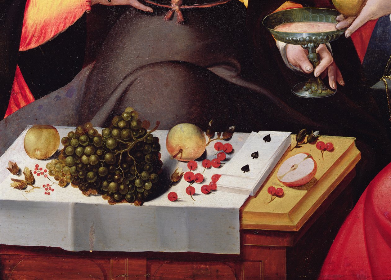 Scène Galante bij de poorten van Parijs (detail) door Flemish School
