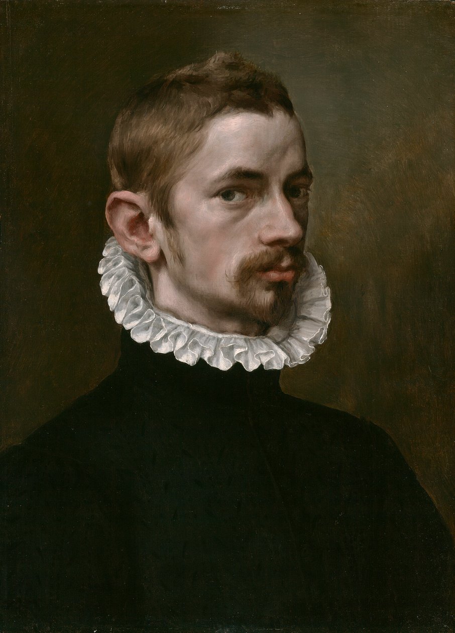Portret van een man door Flemish