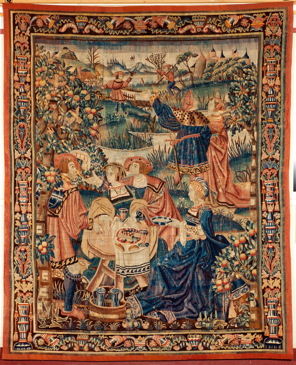Vlaamse wandtapijt. 16e eeuw. door Flemish School